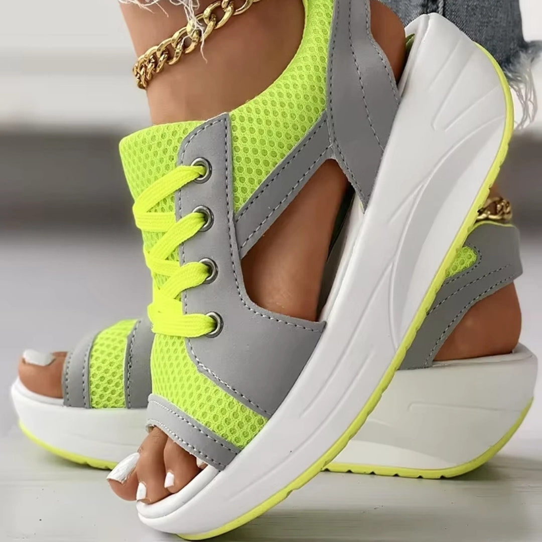 Freya Comfort Sandals in Green