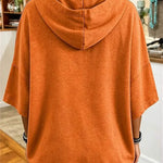 Women's Pumpkin Face 3/4-Sleeve Hoodie, photo 2
