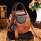 Women's Versatile Leather Tote in Caramel