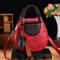 Women's Versatile Leather Tote in Bordeaux