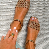 Women's Flat Square-Toe Sandals