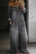 Women's Long-Sleeve Off-Shoulder Jumpsuit in Gray