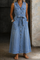 Women's Denim Dress in Sky Blue
