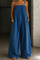 Women's Wide-Leg Denim Jumpsuit in Blue