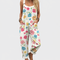 Samantha Comfortable printed jumpsuit in White