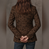 Estelle | Fitted Cashmere Jacquard Blazer