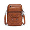 Women's Structured Leather Handbag in Brown