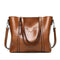 Women's Luxury Leather Handbag in Brown