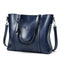 Women's Luxury Leather Handbag in Blue
