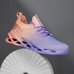 Brianna Comfort Sneakers in Orange and Purple