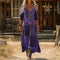 Women's Dress – Breezy Loose Comfortable Fit in Purple