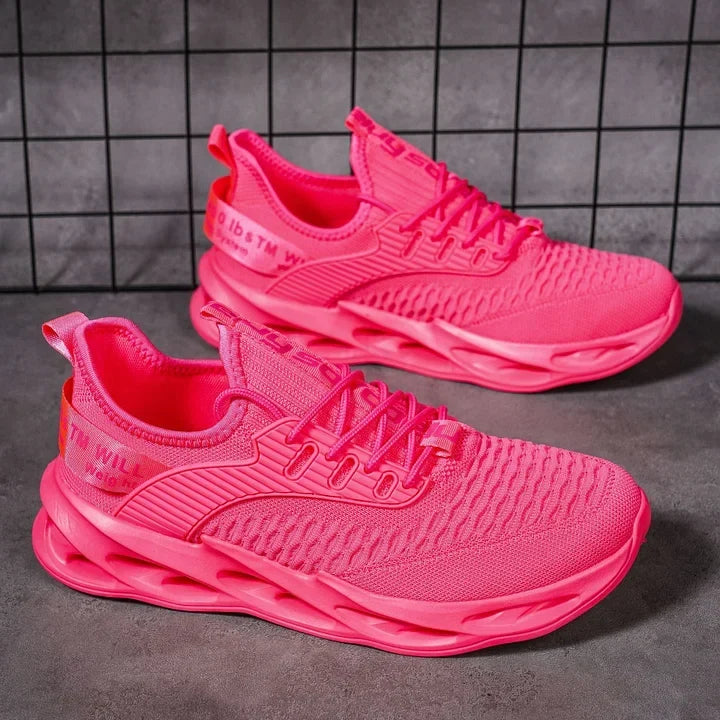 Brianna Comfort Sneakers in Red Pink