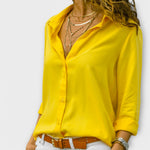 Women's Elegant Blouse – Kinsley in Yellow