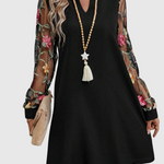 Jorli Elegant Dress in Black