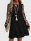 Jorli Elegant Dress in Black
