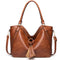 Andrea Timeless Leather Handbag in Brown