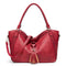 Andrea Timeless Leather Handbag in Red