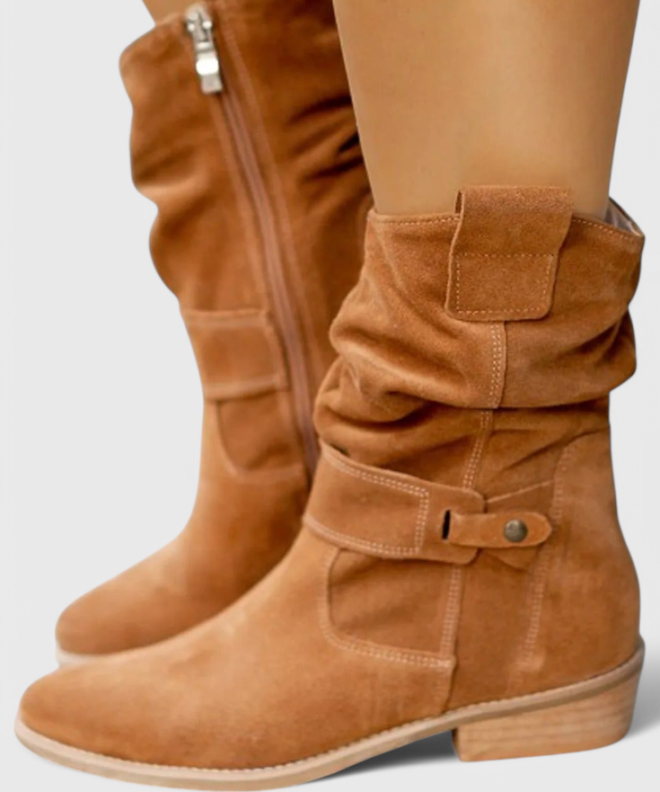 Women's Classic Soft-Finish Ankle Boots in Brown