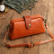 Women's Trendy Leather Shoulder Bag in Brown