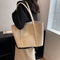 Christina Refined Leather Shoulder Bag in Beige