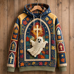 Ghost in Stained Glass Hoodie