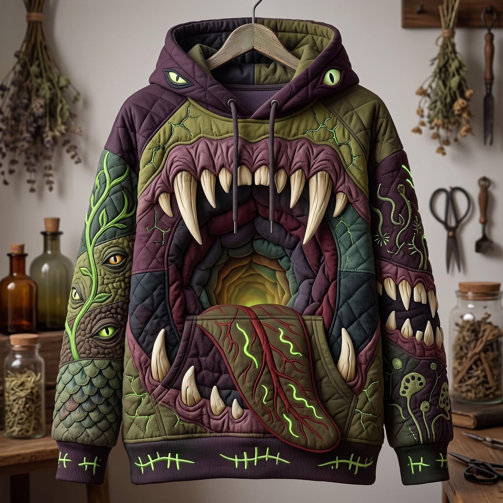 Spooky Swamp Creature Hoodie