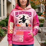 Pink Moonlit Witch Hoodie