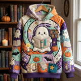 Ghost Book Lover Hoodie