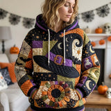 Witch Hat Patchwork Hoodie