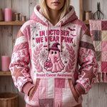 Pink Bow Ghost Hoodie