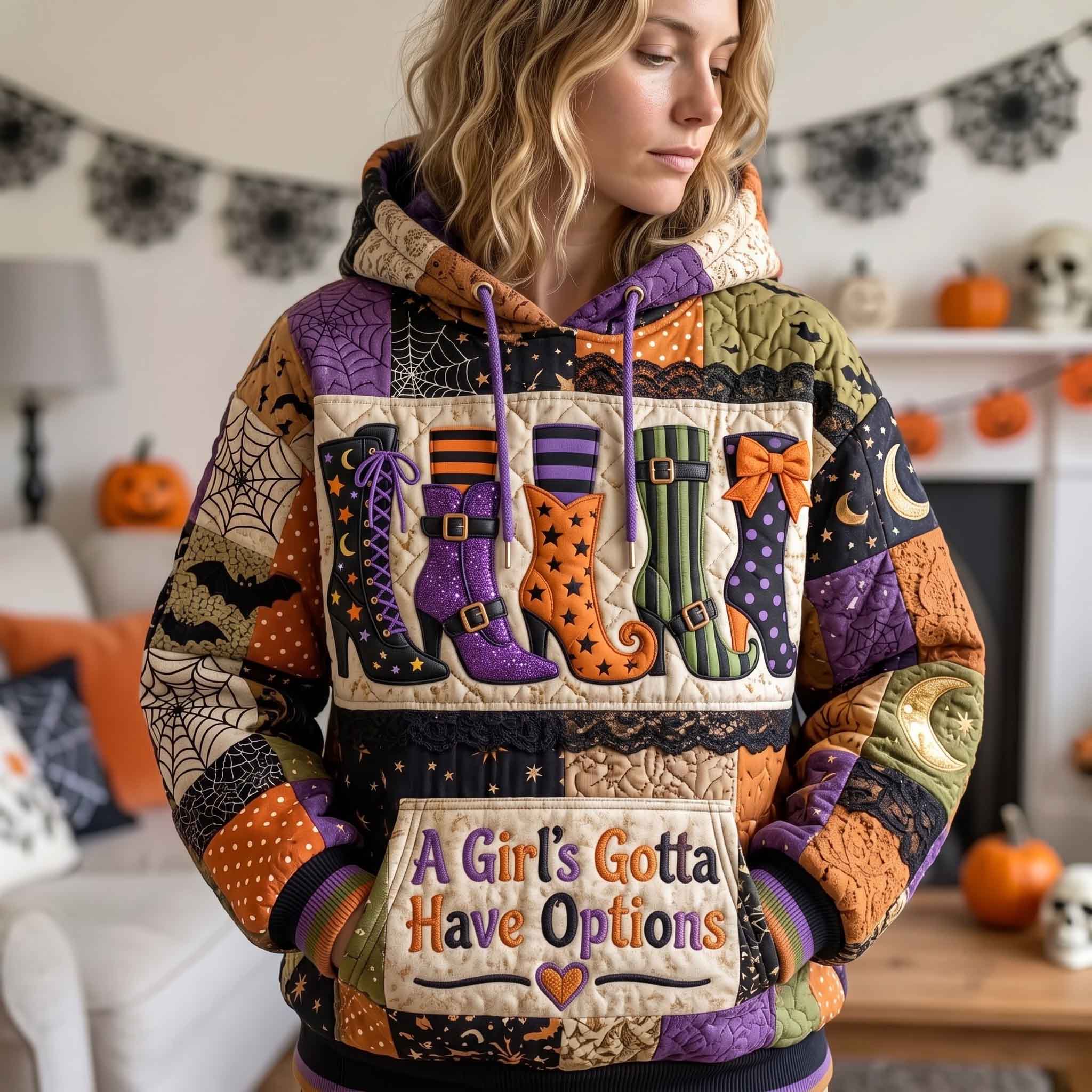 Dark Witch Boots Hoodie