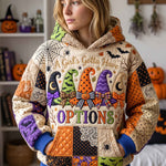 Cream Witch Hats Hoodie