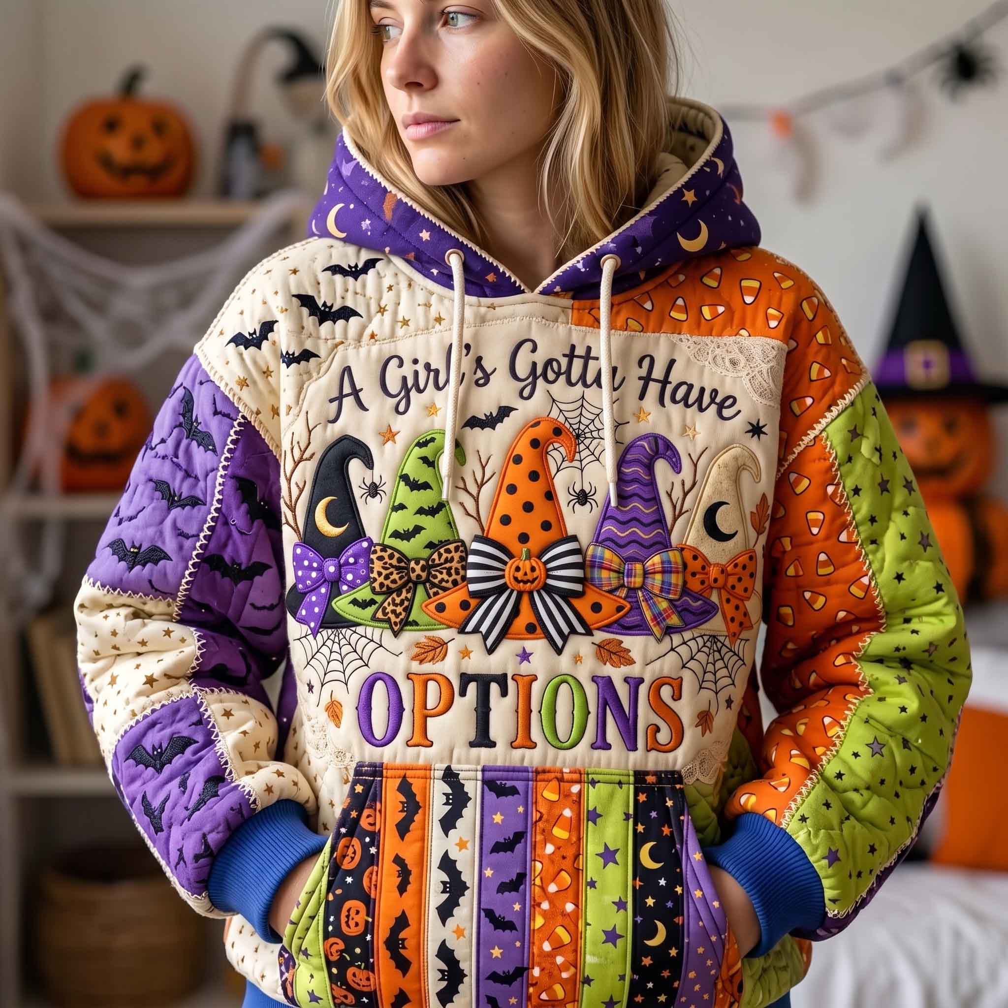 Purple Witch Hats Hoodie