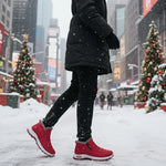 Sianna waterproof winter ankle boots in Red, photo 6