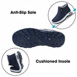 Sianna waterproof winter ankle boots in Blue, photo 5