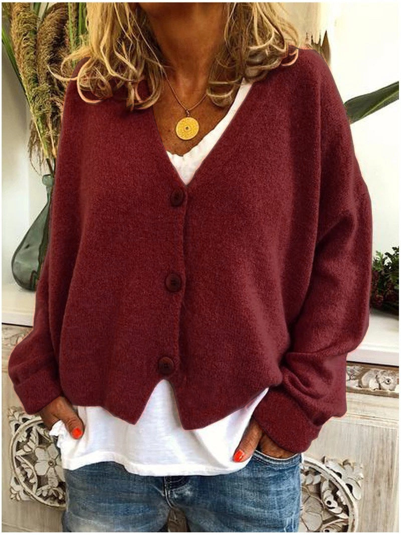 Shannon Knit Cardigan in Brown
