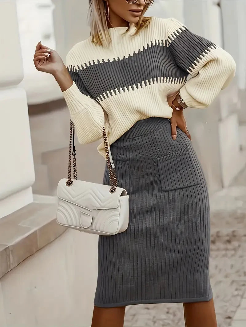 Women's Autumn Set in Gray