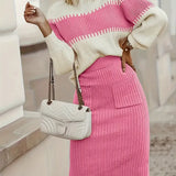 Women's Autumn Set in Pink