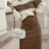 Women's Autumn Set in Brown