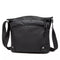Women's Elegant Leather Shoulder Bag in Black