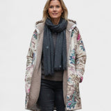 Women's Pastel Botanical Fleece Jacket, photo 2