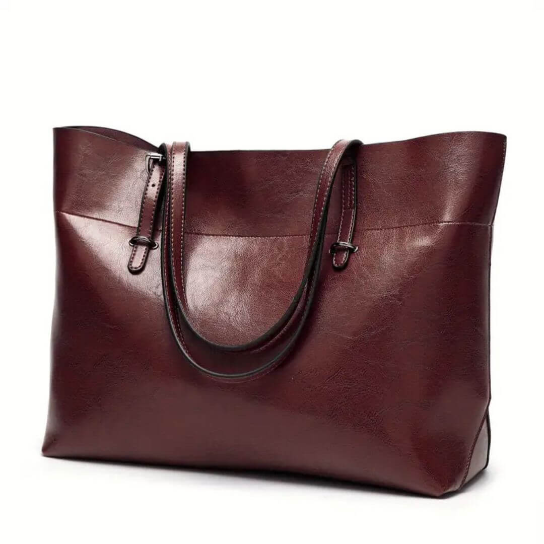 Women's Essential Elegant Handbag in Bordeaux