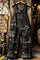 Women's Plaid Cat Pumpkin Jumpsuit in Black