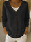 Women's Quilted Button-Front Cardigan in Black