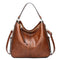 Lisa Timeless Leather Handbag in Brown