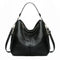Lisa Timeless Leather Handbag in Black