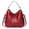 Lisa Timeless Leather Handbag in Red