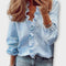 Women's Elegant Summer Blouse – Sydney in Light Blue