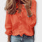 Women's Elegant Summer Blouse – Sydney in Orange