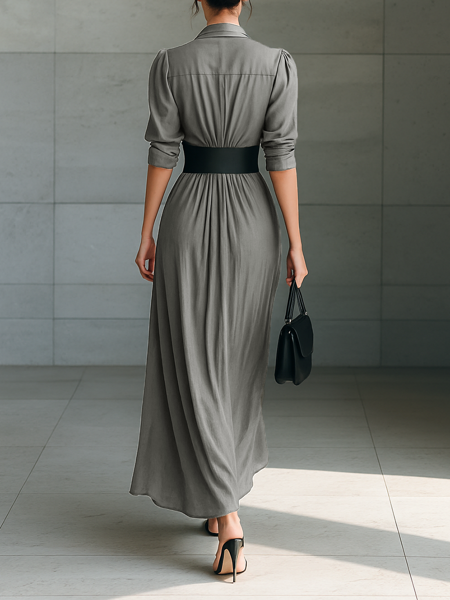 Women's Long Pleated Dress, photo 2